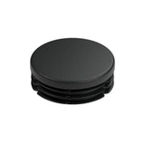 Insert plastique noir pour raccord femelle 1″1/4 33x42, vue de dessus de la tête plate