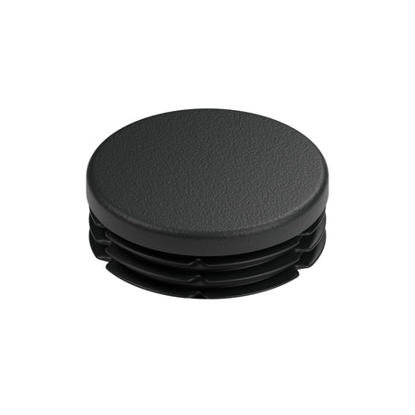 Insert plastique noir pour raccord femelle 1″1/4 33x42, vue de dessus de la tête plate