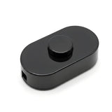 Interrupteur à pied unipolaire noir pour lampadaire — Noir