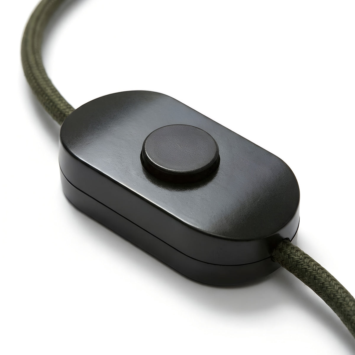 Interrupteur à pied unipolaire noir pour lampadaire — Noir