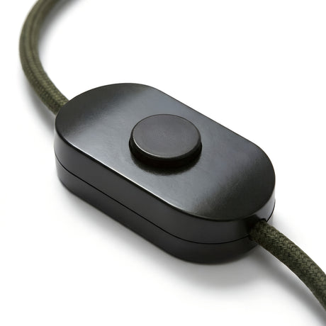 Interrupteur à pied unipolaire noir pour lampadaire — Noir