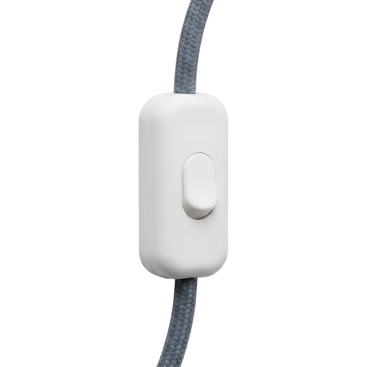 Interrupteur bipolaire à bascule pour fil de lampe — Blanc