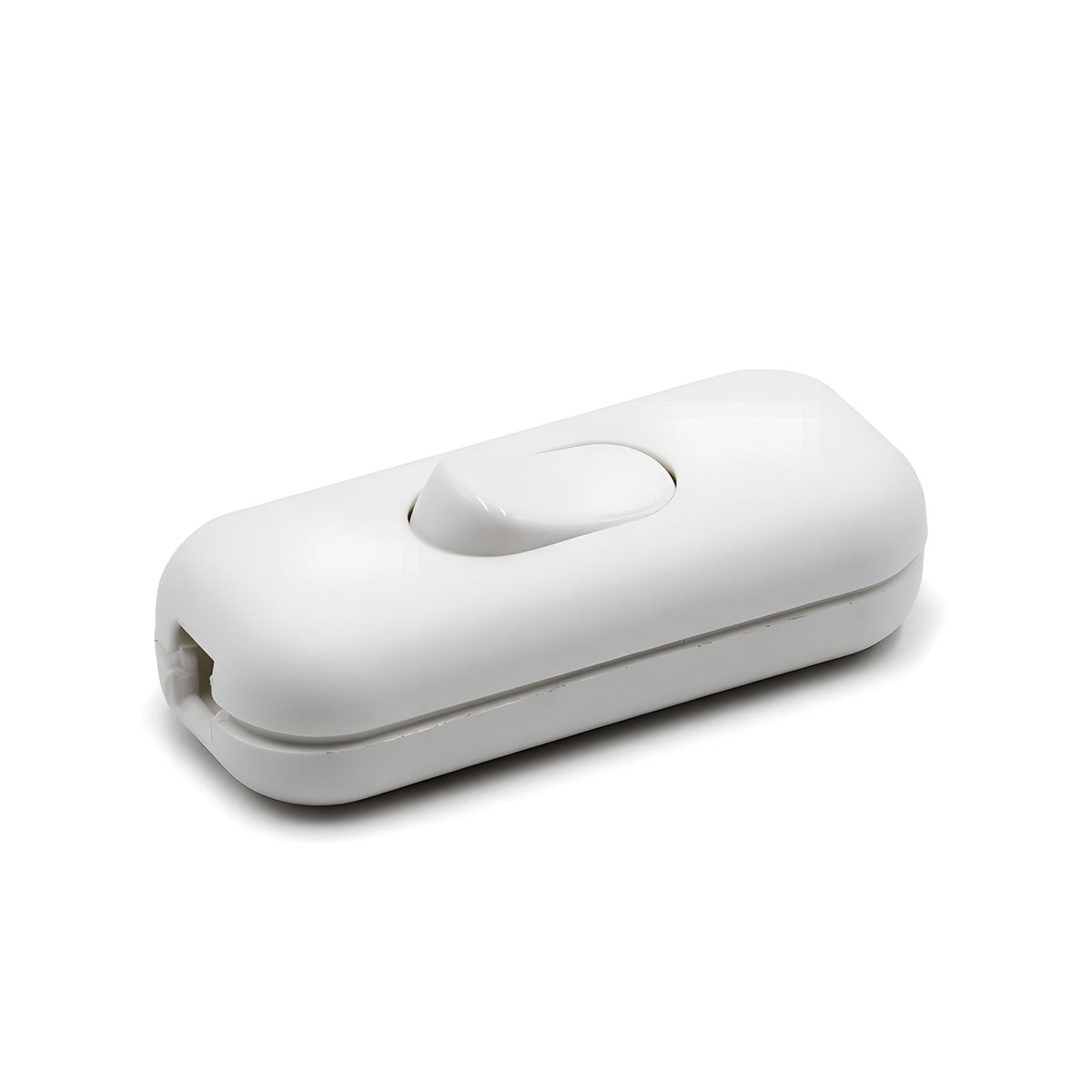 Interrupteur bipolaire à bascule pour fil de lampe — Blanc