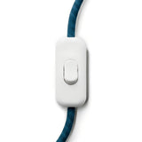 Interrupteur bipolaire à bascule pour fil de lampe — Blanc