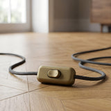 Interrupteur bipolaire à bascule pour fil de lampe — Or