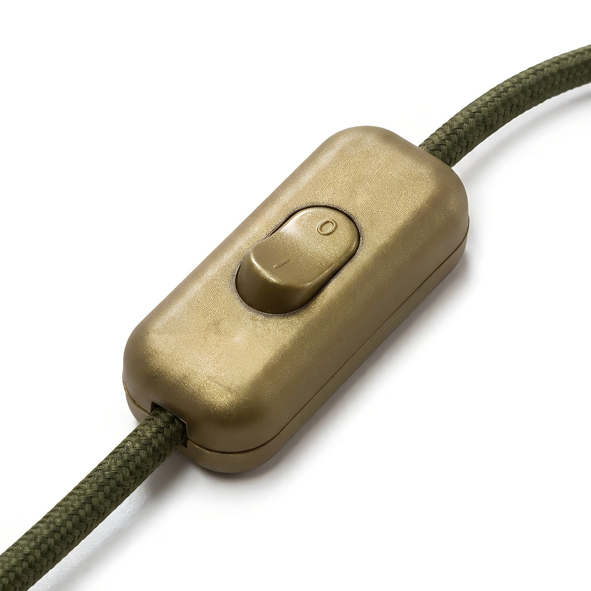 Interrupteur bipolaire à bascule pour fil de lampe — Or