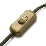 Interrupteur bipolaire à bascule pour fil de lampe — Or