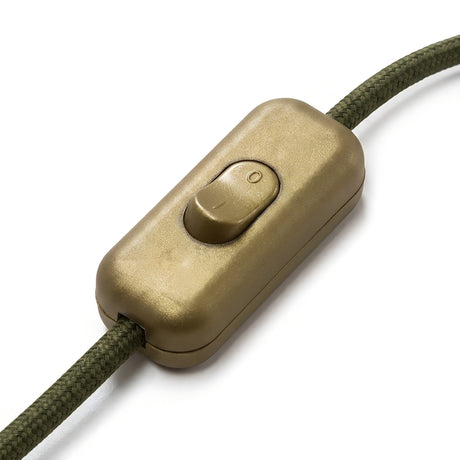 Interrupteur bipolaire à bascule pour fil de lampe — Or