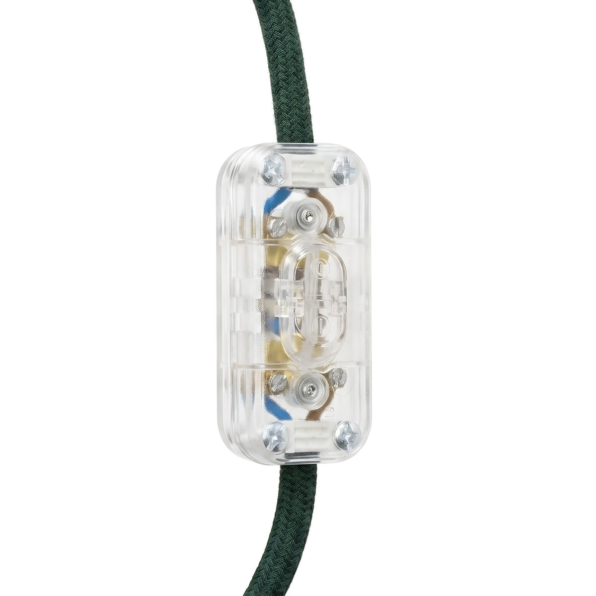 Interrupteur bipolaire à bascule pour fil de lampe — Transparent