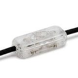 Interrupteur bipolaire à bascule pour fil de lampe — Transparent