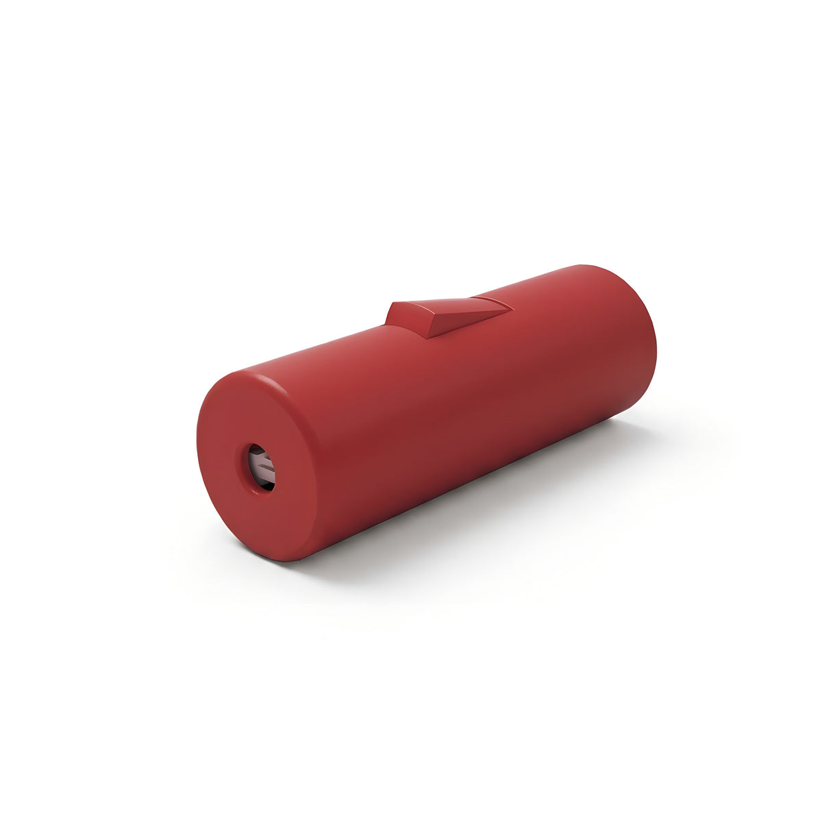 Interrupteur cylindrique à bascule unipolaire avec terre — Rouge
