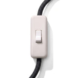 Interrupteur unipolaire passe-fil à bascule pour lampe — Blanc