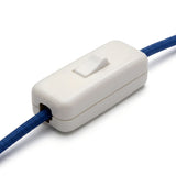 Interrupteur unipolaire passe-fil à bascule pour lampe — Blanc