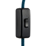 Interrupteur unipolaire passe-fil à bascule pour lampe — Noir