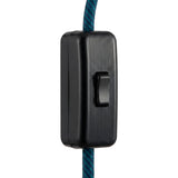 Interrupteur unipolaire passe-fil à bascule pour lampe — Noir
