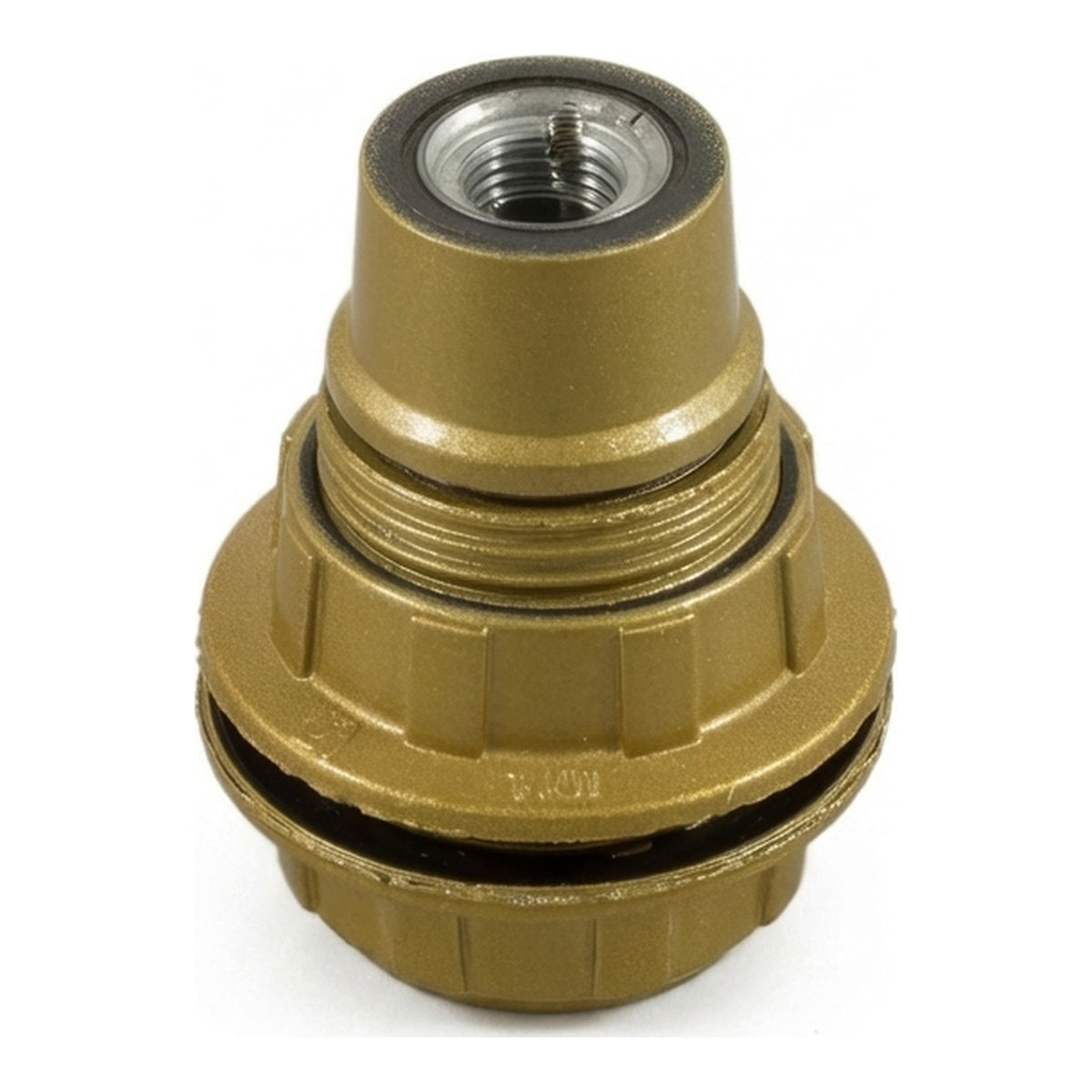 Douille E14 en bakélite avec double bague — Or