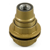 Douille E14 en bakélite avec double bague — Or