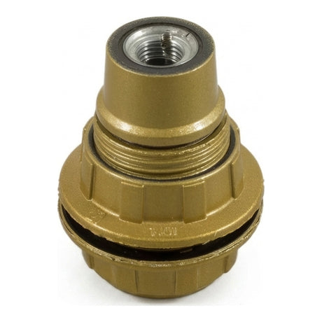 Douille E14 en bakélite avec double bague — Or
