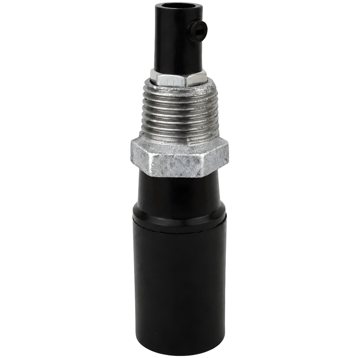 Kit douille E14 bakélite sur raccord 1/2'' (15x21mm) mâle en fonte galvanisée