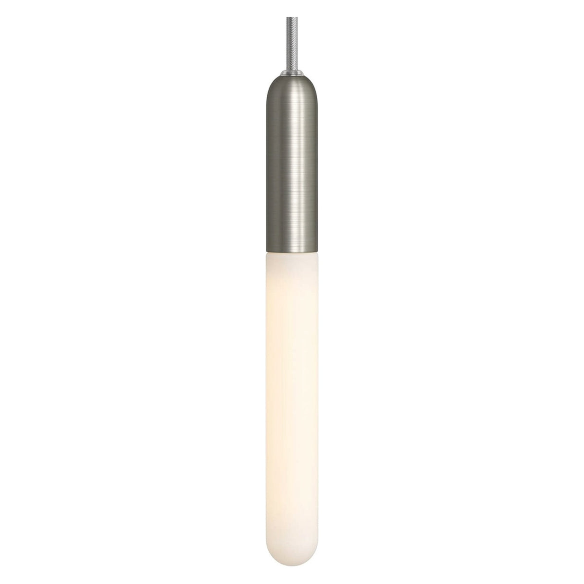 Douille E14 compacte en métal — Titane satiné