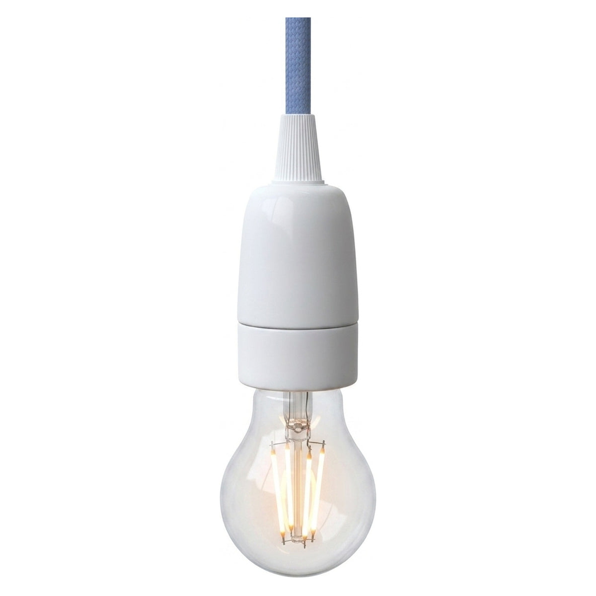 Douille E14 en porcelaine — Blanc