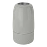Douille E14 en porcelaine — Gris