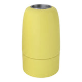 Douille E14 en porcelaine — Jaune