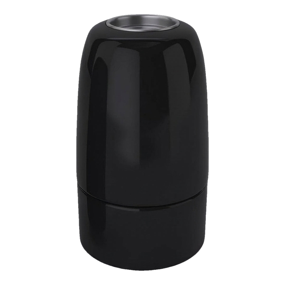 Douille E14 en porcelaine — Noir
