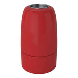 Douille E14 en porcelaine — Rouge