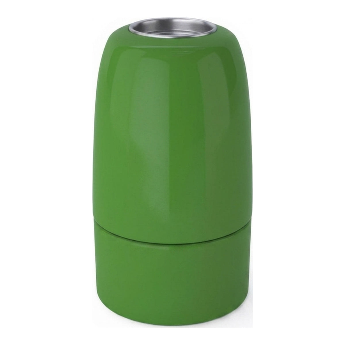 Douille E14 en porcelaine — Vert