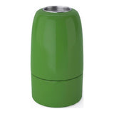 Douille E14 en porcelaine — Vert
