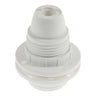 Douille E14 en thermoplastique avec double bague — Blanc