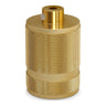 Douille E27 en aluminium moleté double bague — Laiton