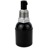 Kit douille E27 bakélite sur raccord 1/2'' (15x21mm) mâle en fonte galvanisée