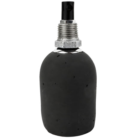 Kit douille E27 béton anthracite sur raccord 1/2'' (15x21mm) mâle en fonte galvanisée