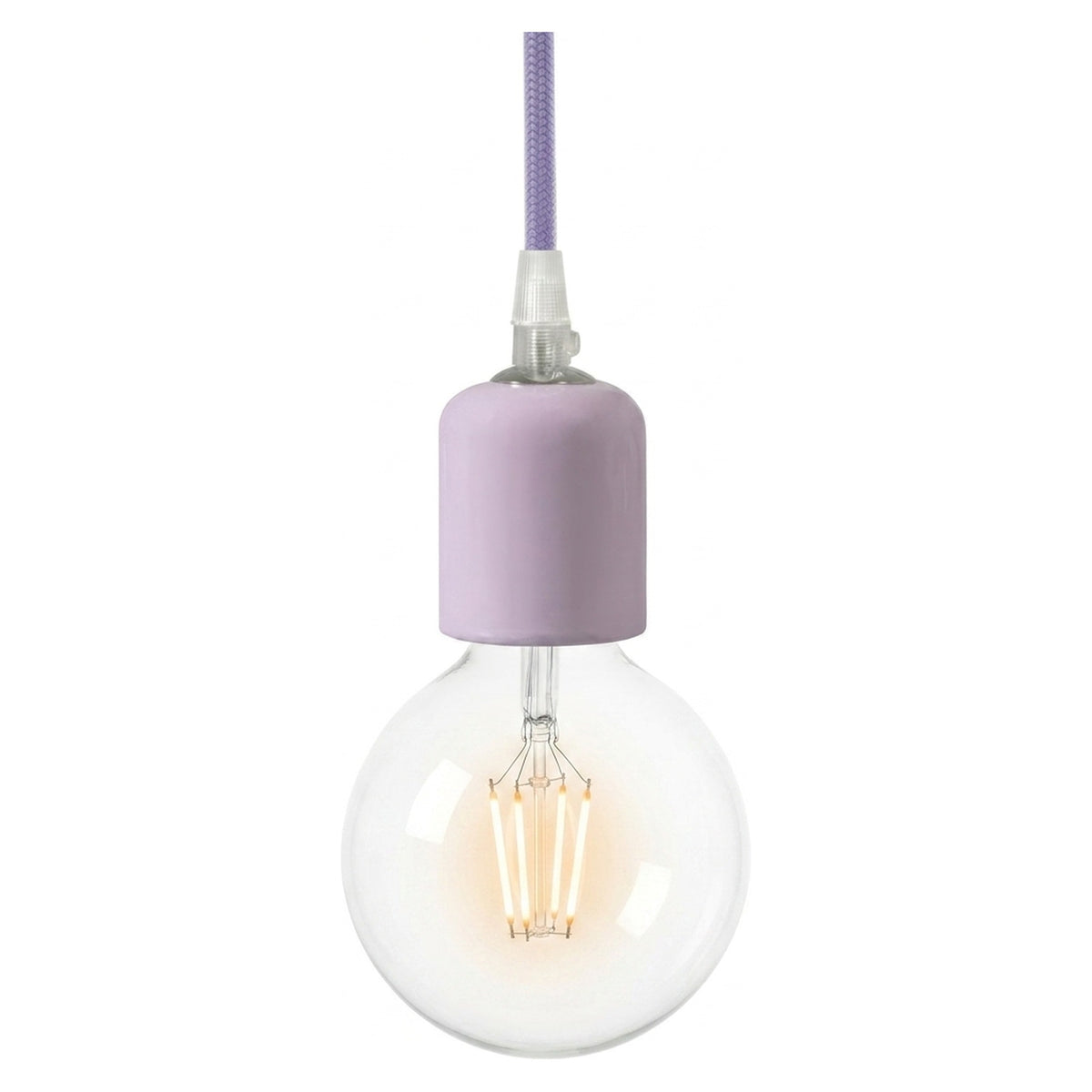 Douille E27 en céramique — Lilas