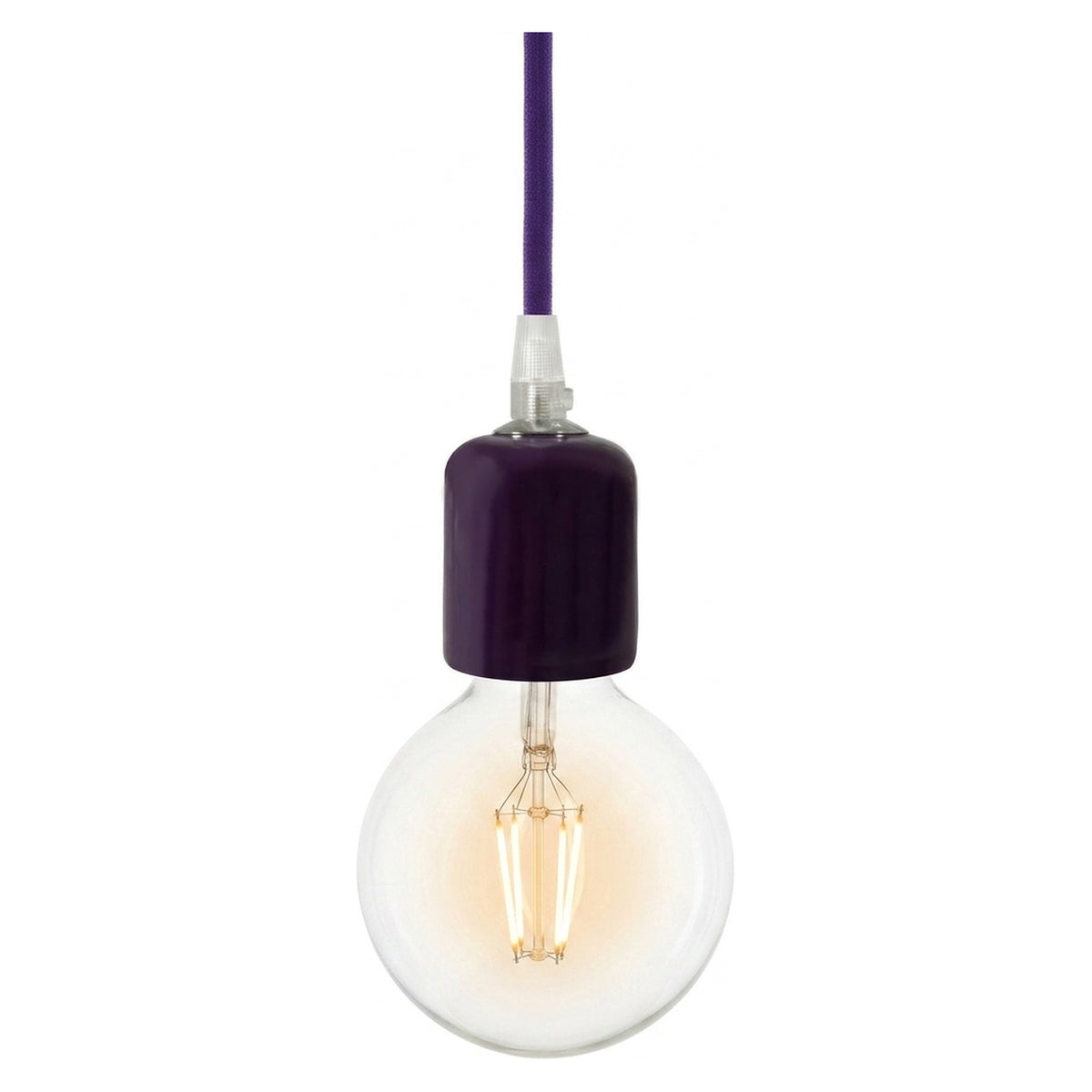 Douille E27 en céramique — Violet