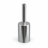 Kit douille E27 cylindrique en métal — serre-câble 7 cm — finition chromée — vue 1
