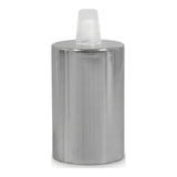 Douille E27 cylindrique en métal — Conique plastique / Chromé