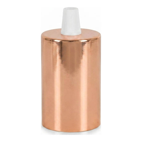 Douille E27 cylindrique en métal — Conique plastique / Cuivre