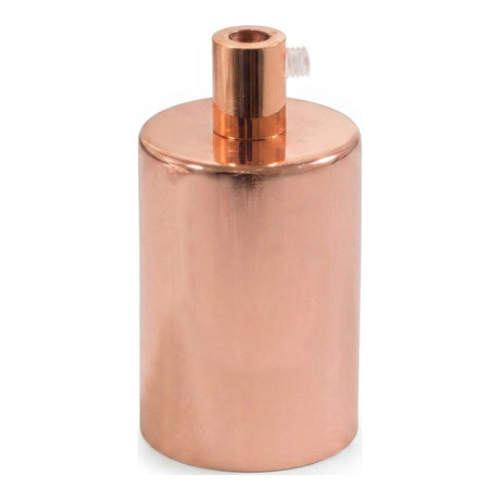 Douille E27 cylindrique en métal — Cylindrique métal / Cuivre