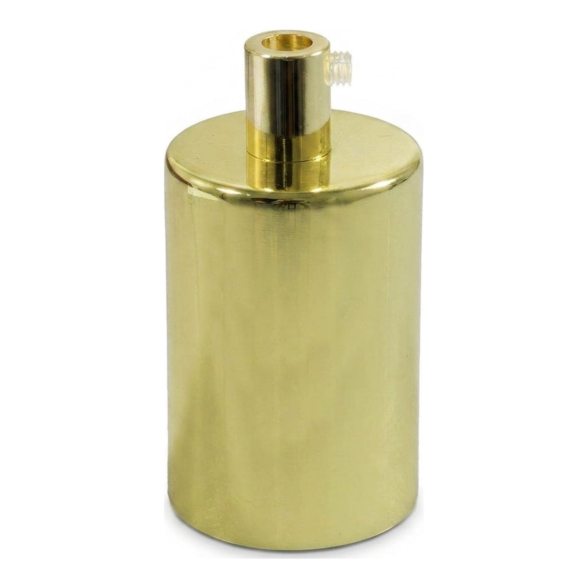 Douille E27 cylindrique en métal — Cylindrique métal / Laiton