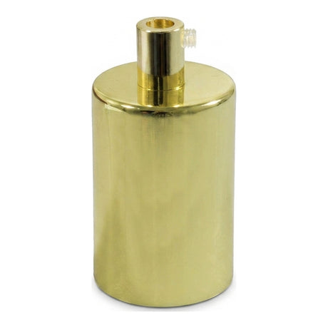Douille E27 cylindrique en métal — Cylindrique métal / Laiton
