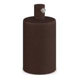 Douille E27 cylindrique en métal — Cylindrique métal / Rouille