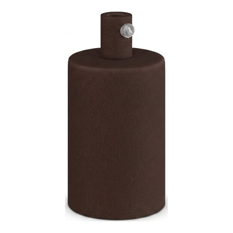 Douille E27 cylindrique en métal — Cylindrique métal / Rouille