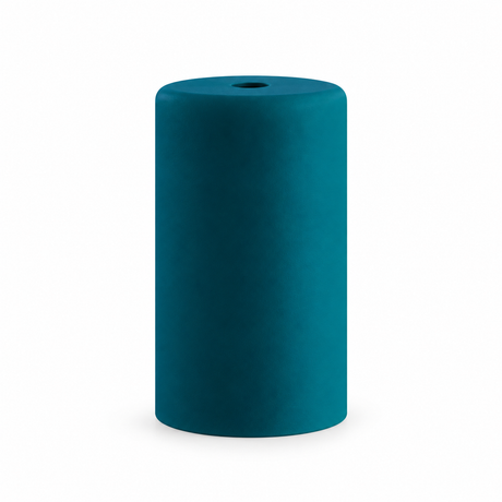 Kit douille E27 d’extérieur en silicone — bleu pétrole — vue 1