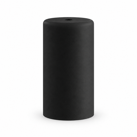 Kit douille E27 d’extérieur en silicone — noir — vue 1
