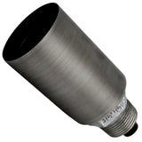 Kit douille E27 métal lisse gris sur raccord mâle en fonte galvanisée