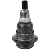 Kit douille E27 métal mat gris sur raccord 1/2'' (15x21mm) mâle en fonte galvanisée