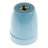 Douille E27 en porcelaine — Azur